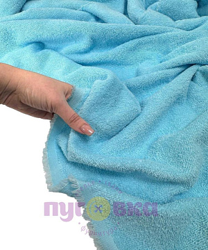 Махровое полотно цвет тифани АКЦИЯ