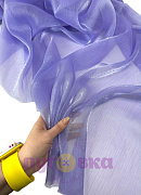 Органза креш с блеском цвет лаванда