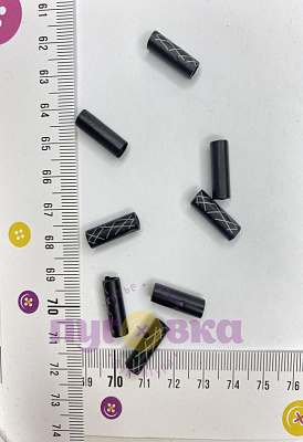 Наконечники для шнура Штрихи ч/б