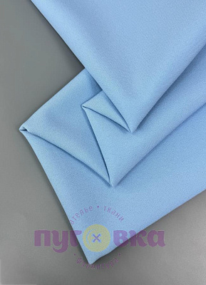 Габардин цвет голубой 702