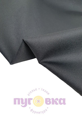 Оксфорд с пропиткой цвет черный 600D