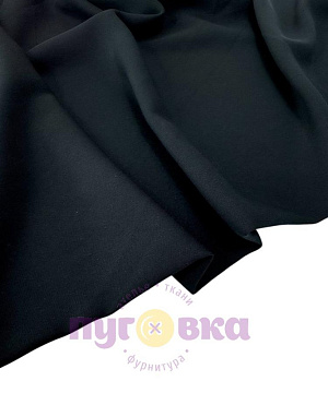 Ткань костюмная Лидер цвет черный