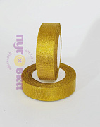 Лента парча 2,5см золото/моток 138р