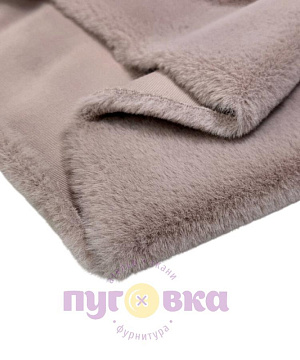 Мех кролика цвет пудра