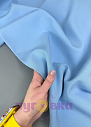 Габардин цвет голубой 702