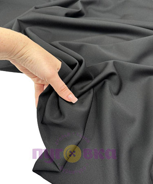 Ткань костюмная Техас цвет черный