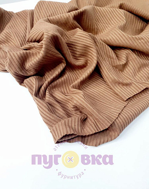 Трикотаж Лапша 3 мм цвет корица АКЦИЯ