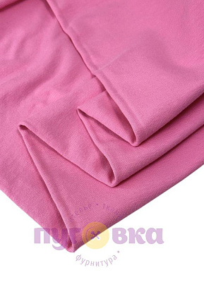 Трикотаж футер 2нитка с лайкрой цвет розовый пенье