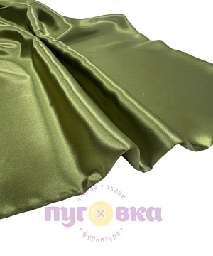 Атлас креп цвет хаки