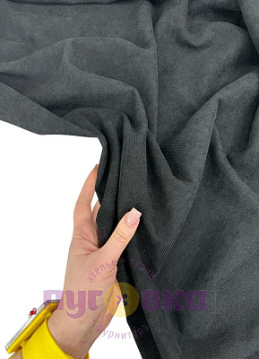 Микровельвет цвет черный