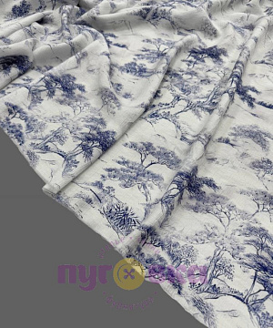 Тенсель-креш в стиле Диор цвет голубой