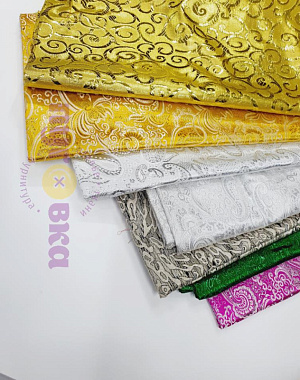 Парча цвет желтый 1,5 