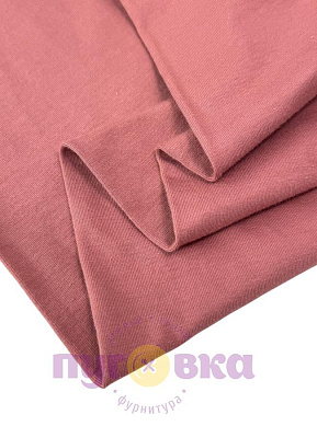 Трикотаж кулирка с лайкрой цвет чайная роза пенье