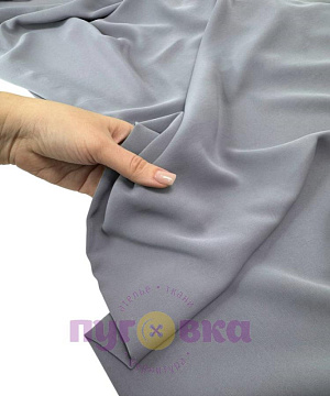 Плательный креп Дакота цвет пепел
