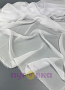 Креп-шифон "Сахар" цвет белый