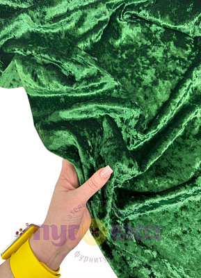 Велюр мрамор цвет изумруд