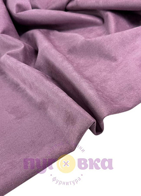 Замша на трикотаже цвет пепельная сирень 15