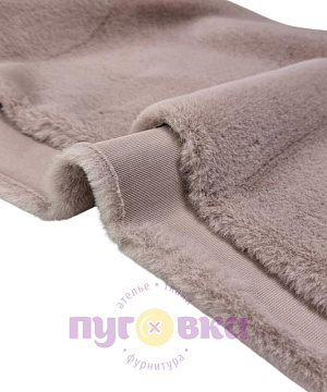 Мех кролика цвет пудра