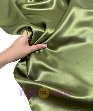 Атлас креп цвет хаки