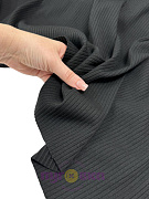 Трикотаж Лапша 3 мм цвет черный