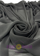 Креп-шифон "Сахар" цвет черный