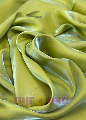 Органза кристалл цвет желтый