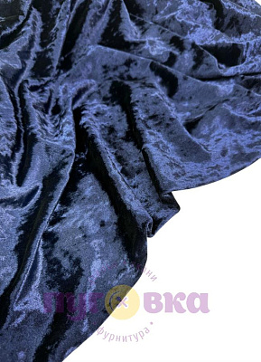 Велюр мрамор цвет темно синий