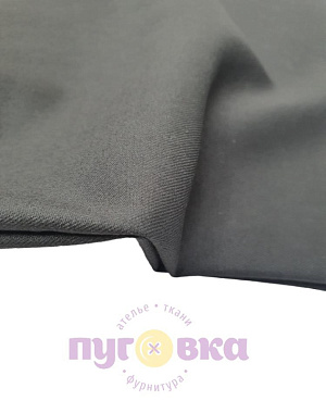 Ткань костюмная Техас цвет черный