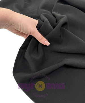 Ткань костюмная Анжелика цвет черный 620 гр.м.2