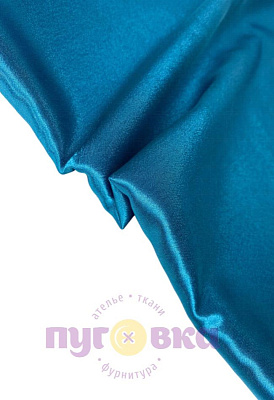 Креп сатин, бирюза