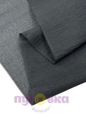 Органза креш цвет черный /zsz