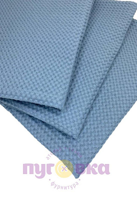 Вафельное полотно цвет голубой камень турция