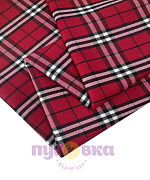 Клетка костюмная цвет красный 9