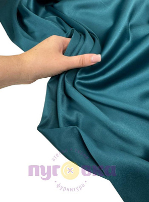 Корсетный атлас-стрейч цвет петроль