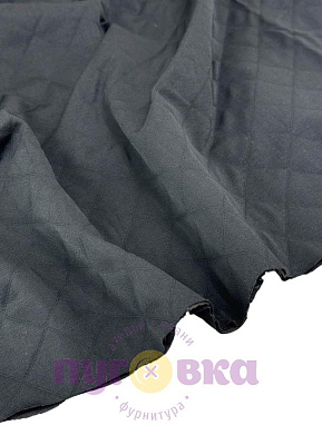 Трикотаж капитоний цвет черный