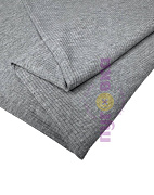 Трикотаж ЛАПША цвет серый меланж пенье