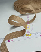 Лента ременная/стропа 2,5см беж №313