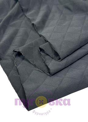 Трикотаж капитоний цвет черный