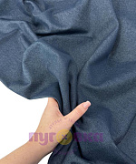 Джинс стрейч цвет темно синий меланж