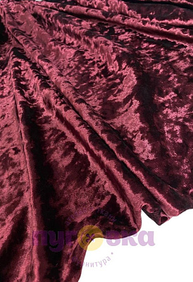 Велюр мрамор цвет бордо