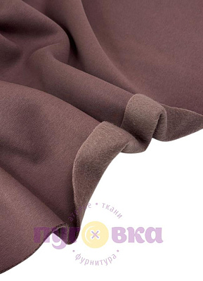 Футер 3х нитка начес цвет молочный шоколад ком.пенье